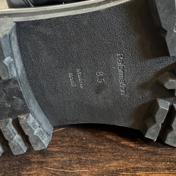 Reformation Glossy Black Loafers - Picture 3 of 5